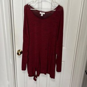 Plus size maternity tunic